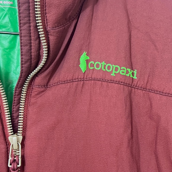 Cotopaxi Women’s Puffer Jacket XS Drumfire Red Zip Up Light Weight - Picture 4 of 7